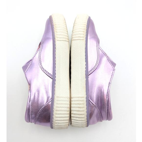 Tucker + Tate Tabitha Mary Jane Flat Girls Metallic Purple Size US10M EU27 - Picture 6 of 11